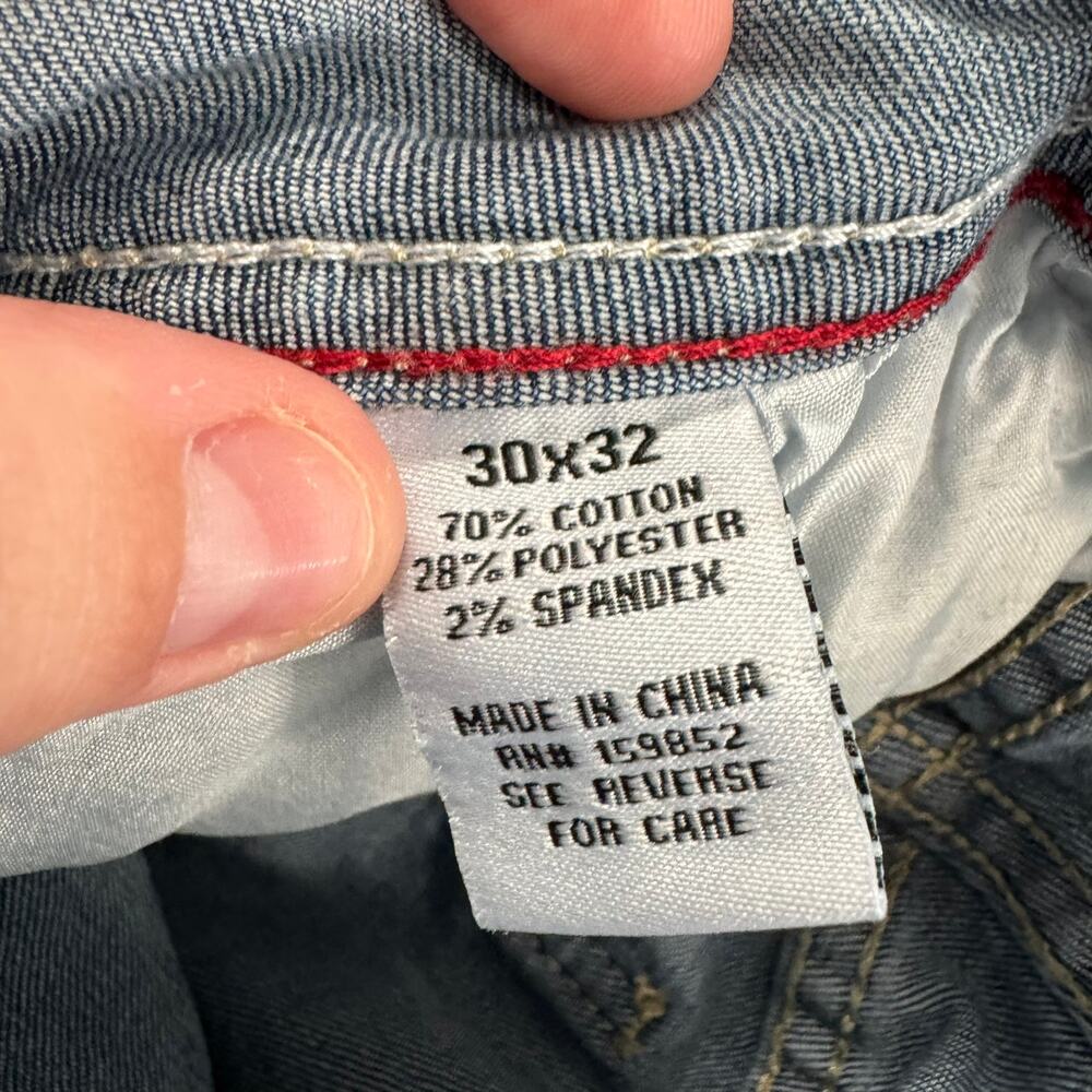 Indigo Wisdom Original Jeans Men's Size 30 W x 32 Skinny Straight Leg - Picture 6 of 7